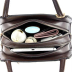 Sac cabas femme cuir floral Kangourou Kaki floral-Jaune floral-Marron floral-Noir-Shopget 