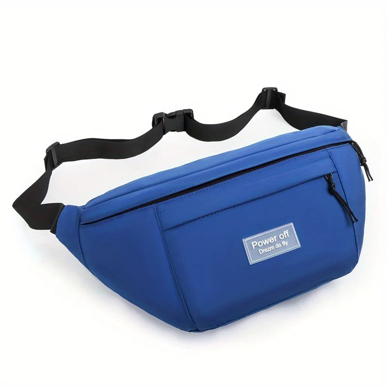 Sac banane bleu pour homme