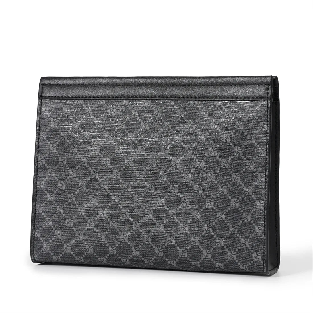 Pochette homme vintage cuir simple Noir / 26 x 5 x 19cm-ShopGET® 