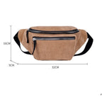 Sac banane femme moumoute noir en velours - ShopGET®