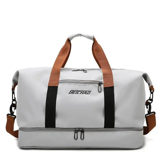 Cabas sac weekend femme Pourpre-Gris-Kaki-Vert-Noir-Bleu-ShopGET® 