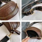 Sac banane femme chic solide avec chaine