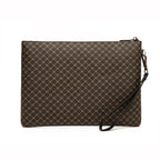 Pochette homme temps moderne en cuir Noir / 15cm x 24cm x 2cm-Noir / 19cm x 27cm x 2cm-ShopGET® 