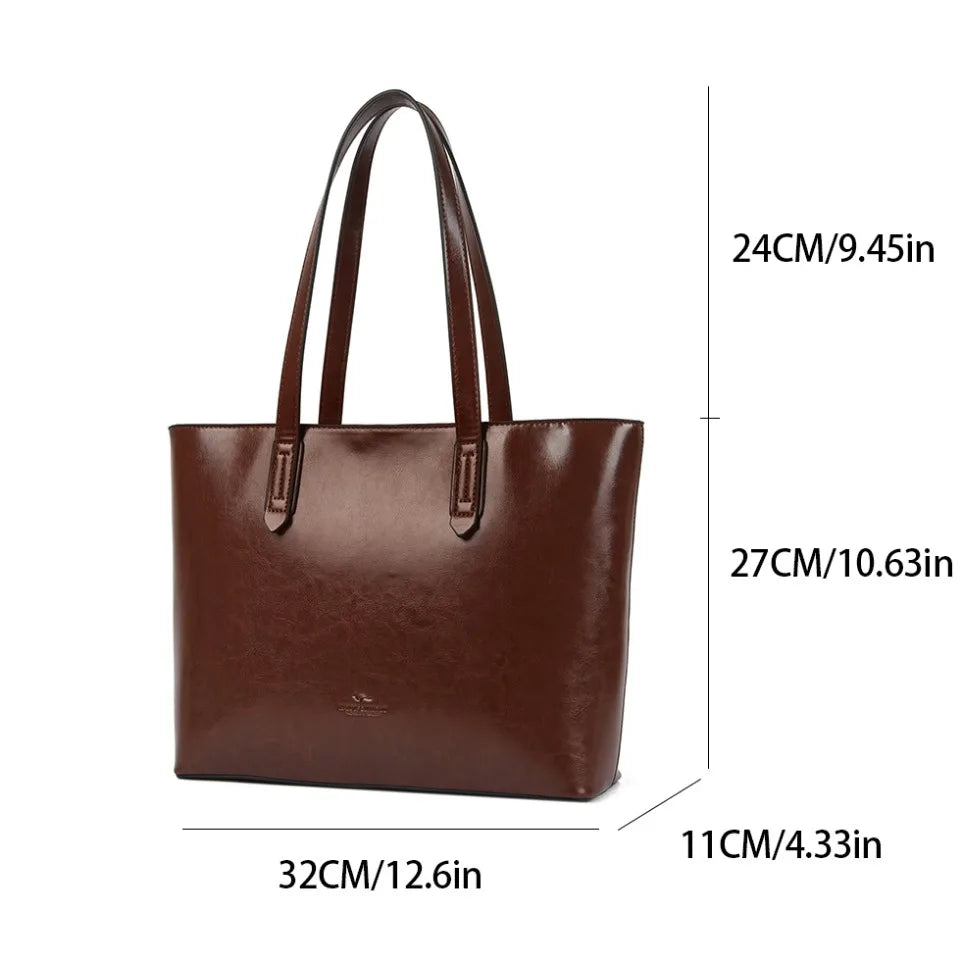 Sac cabas noir classique moderne Noir-Rouge-Jaune-Marron-Bleu-ShopGET® 