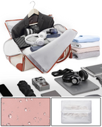 Sac weekend roulette pour femme Noir-Beige-ShopGET® 