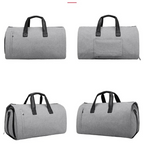 Grand sac weekend à bandoulière Gris-Noir-Gris Sombre-ShopGET® 