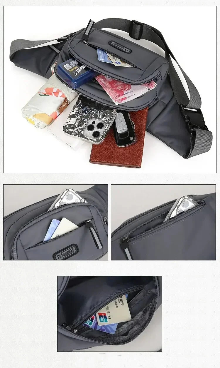 Sac banane homme en tissu - ShopGET®