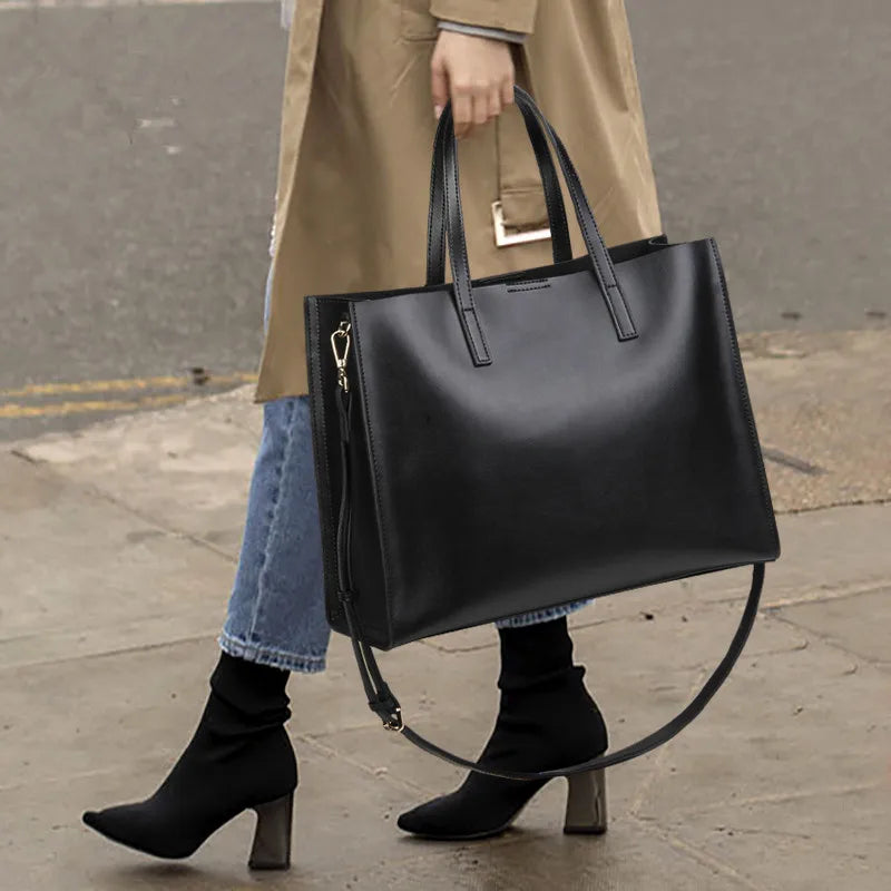 Sac cabas noir ordinateur 7-6-5-4-3-2-1-ShopGET® 