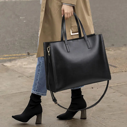 Sac cabas noir ordinateur 7-6-5-4-3-2-1-ShopGET® 