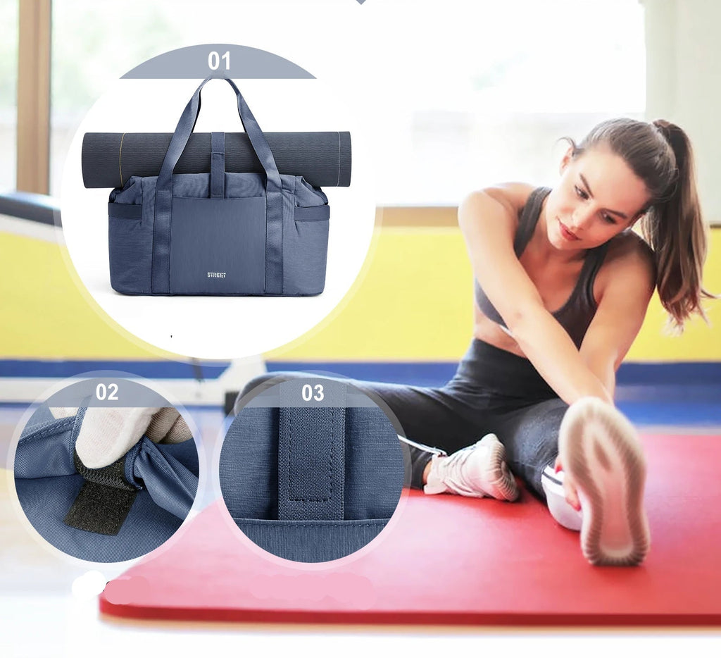 Sac weekend homme Karl alexander Beige-Vert-Bleu-Noir-ShopGET® 