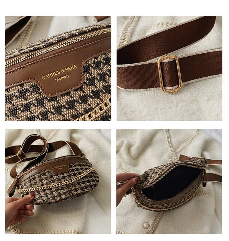 Sac banane motif léopard