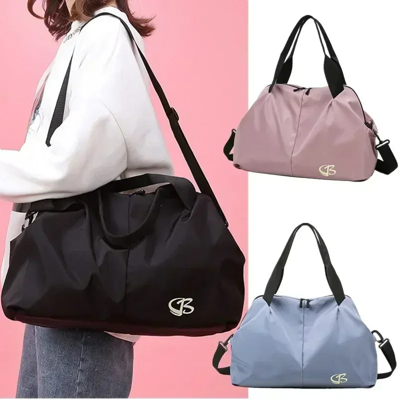 Sac weekend femme tendance Bleu-Noir-Pourpre-Rose-ShopGET® 