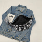 Sac banane léopard anti-vol en toile