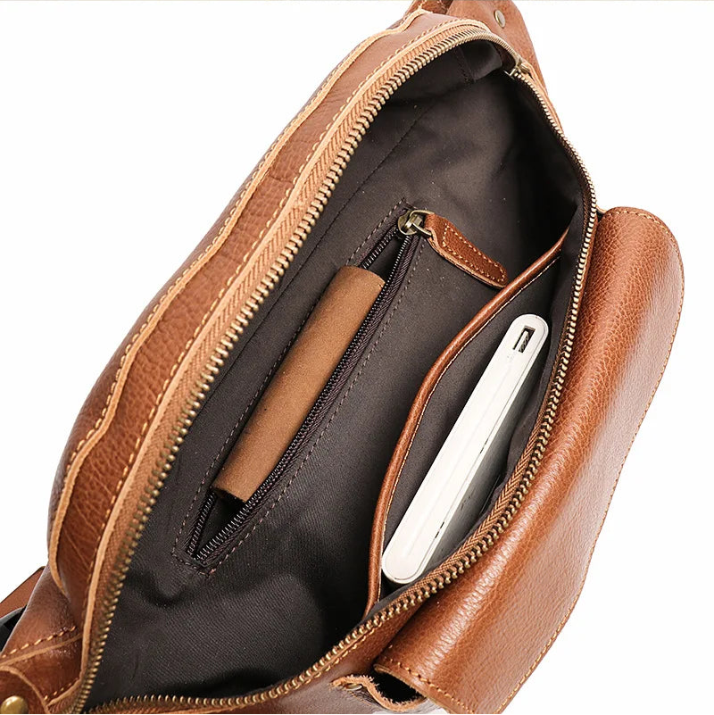 Sac banane homme en cuir solide - ShopGET®