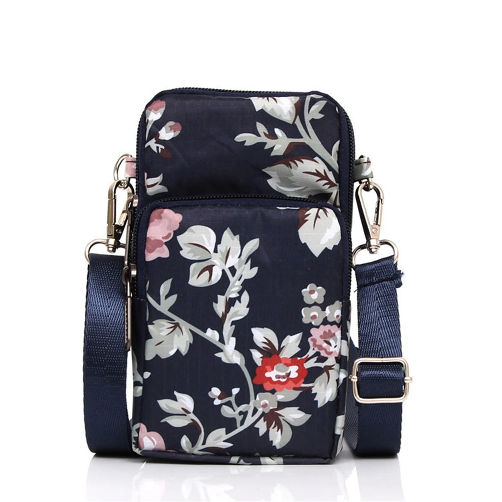 Pochette téléphone floral messenger - ShopGET®