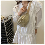 sac banane femme tendance messager kaki