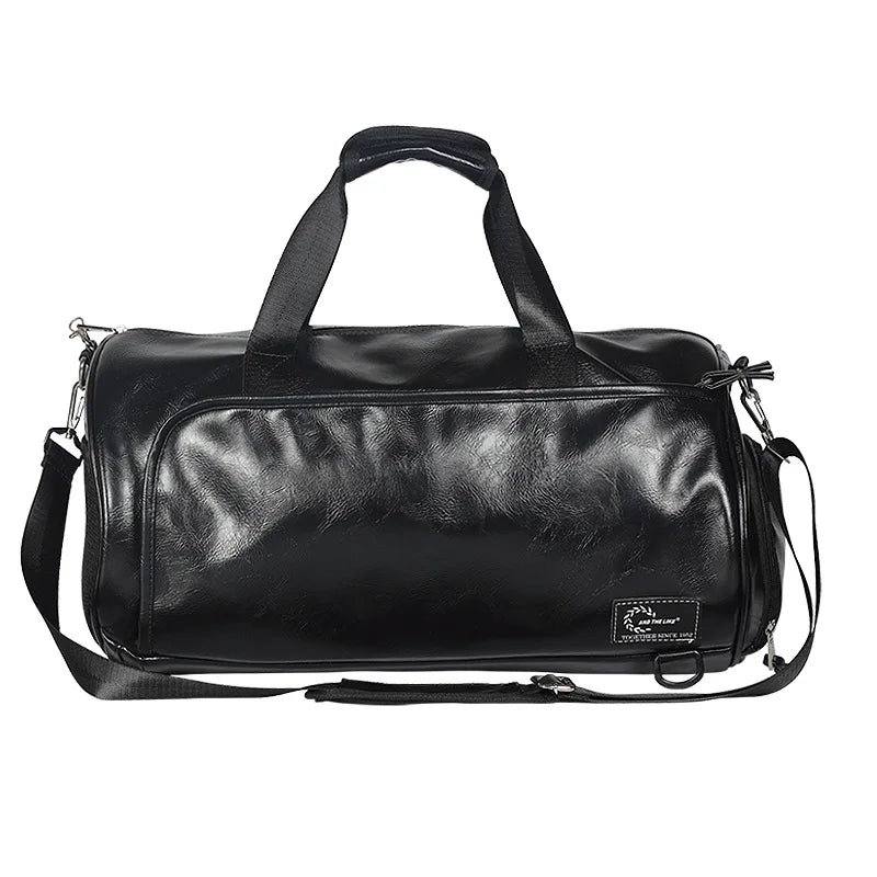 Sac polochon vintage de luxe Noir Jaune-Noir-Vert A-Vert B-ShopGET® 