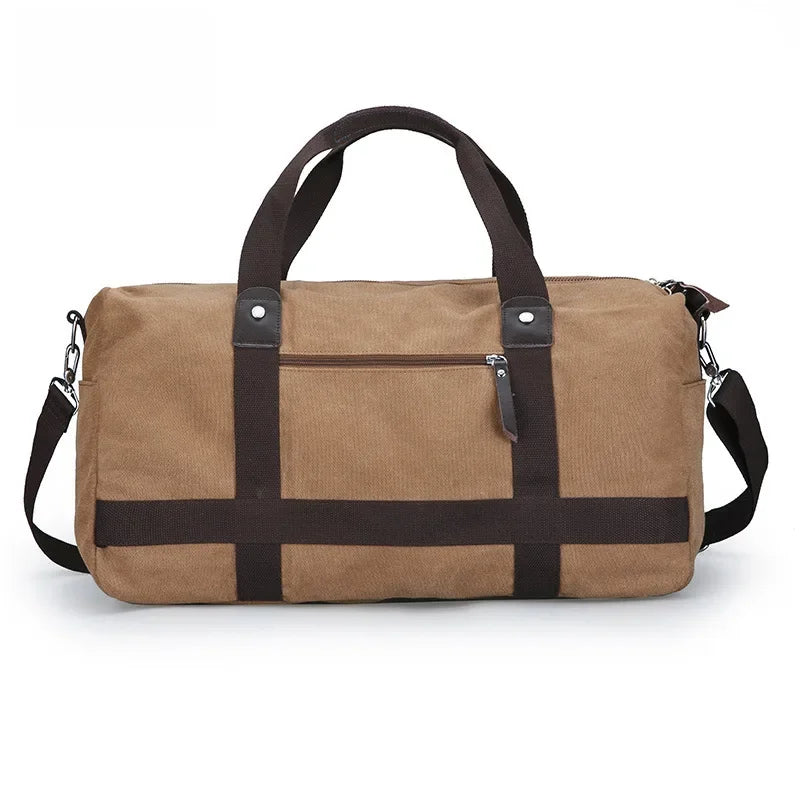 Sac weekend en toile canvas Kaki-Gris-Marron-Bleu-Noir-ShopGET® 