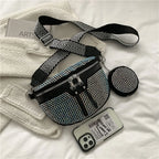 Sac banane femme noir cuir - ShopGET®