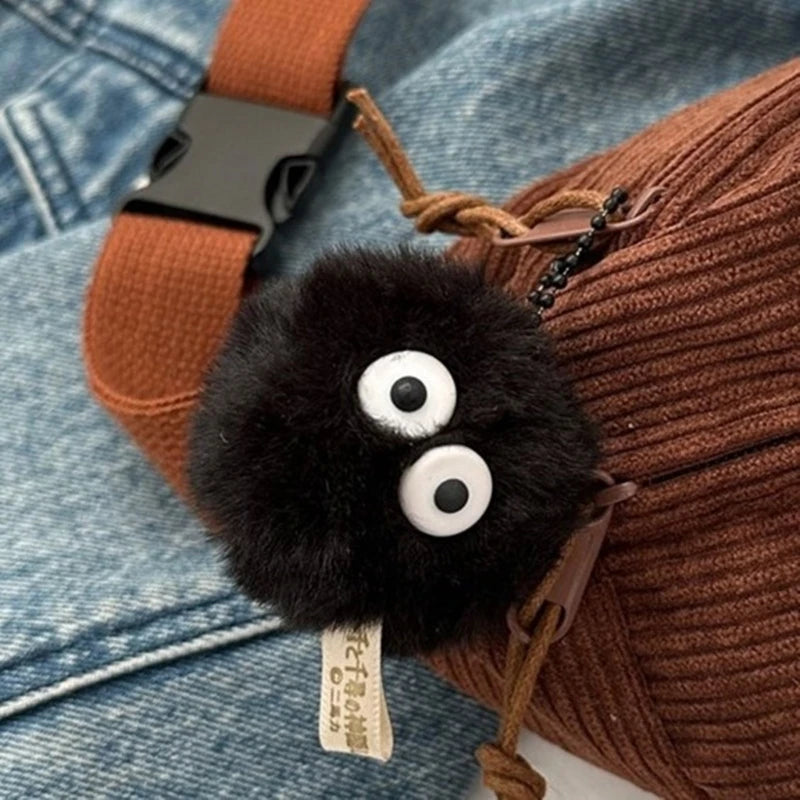 Sac banane velours noir pour femme