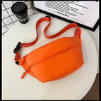 sac banane femme tendance orange polyvalent