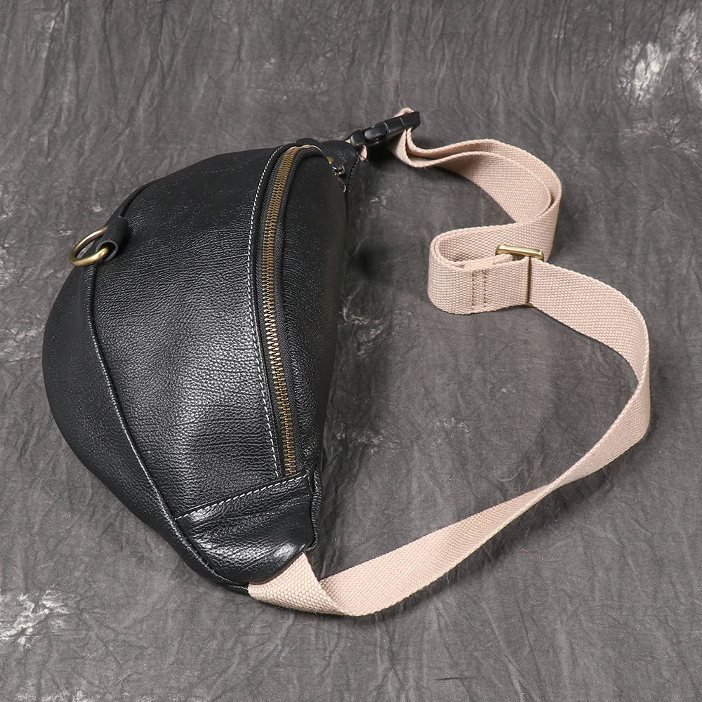 Sac banane étanche en cuir pour homme - ShopGET®