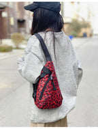 Sac banane léopard poitrine femme