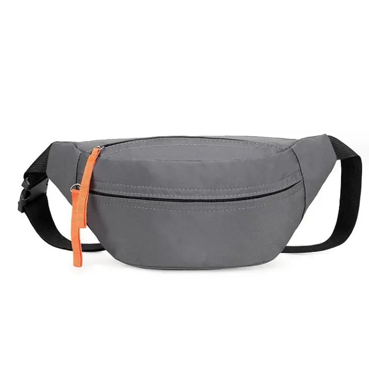 Sac banane en tissu solide pour homme