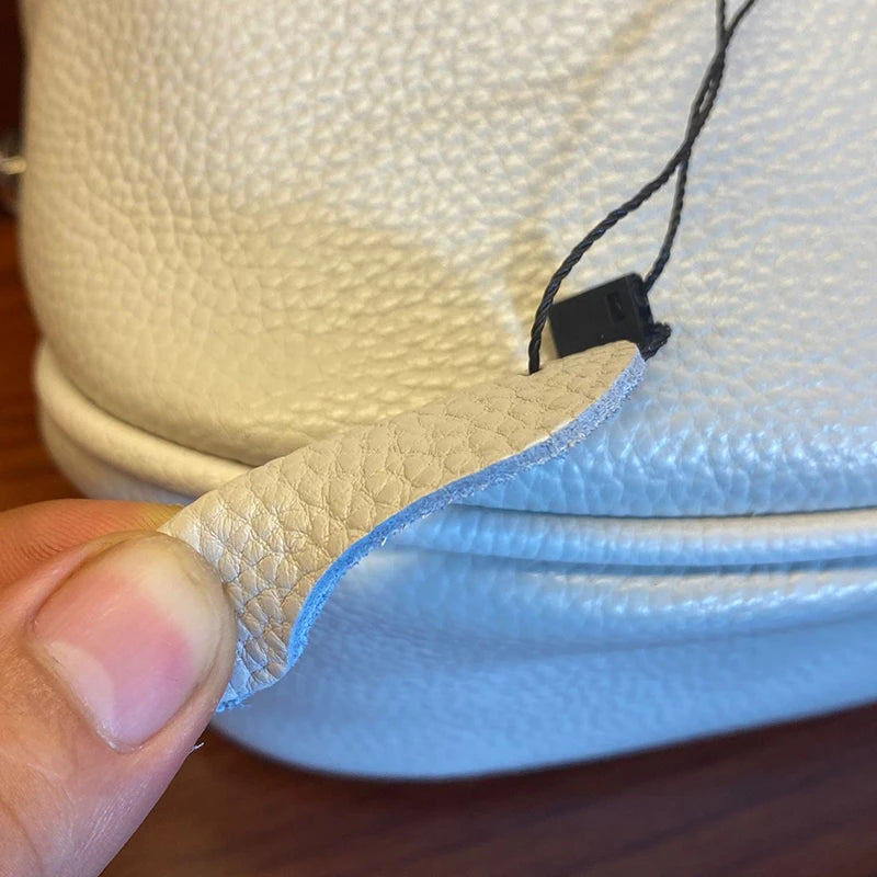 Sac banane femme chic à bandoulière en cuir de vache