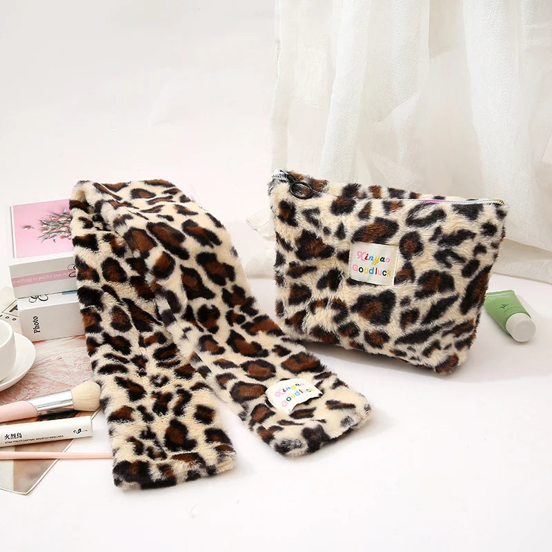 Trousse de toilette voyage léopard rose - ShopGET®