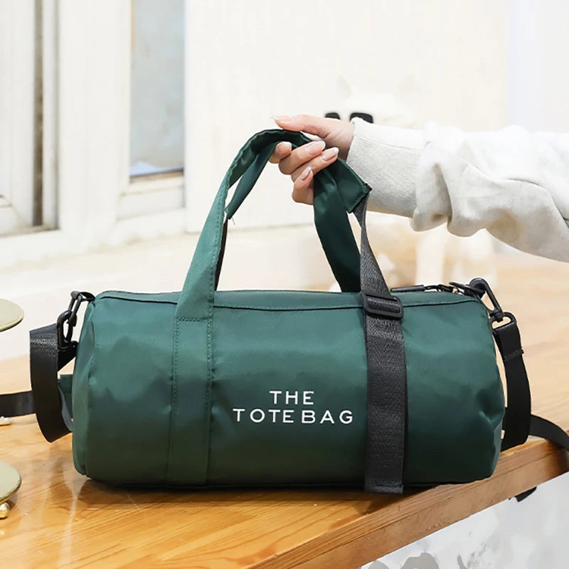 Sac polochon the tote bag Noir-Gris-Vert-ShopGET® 