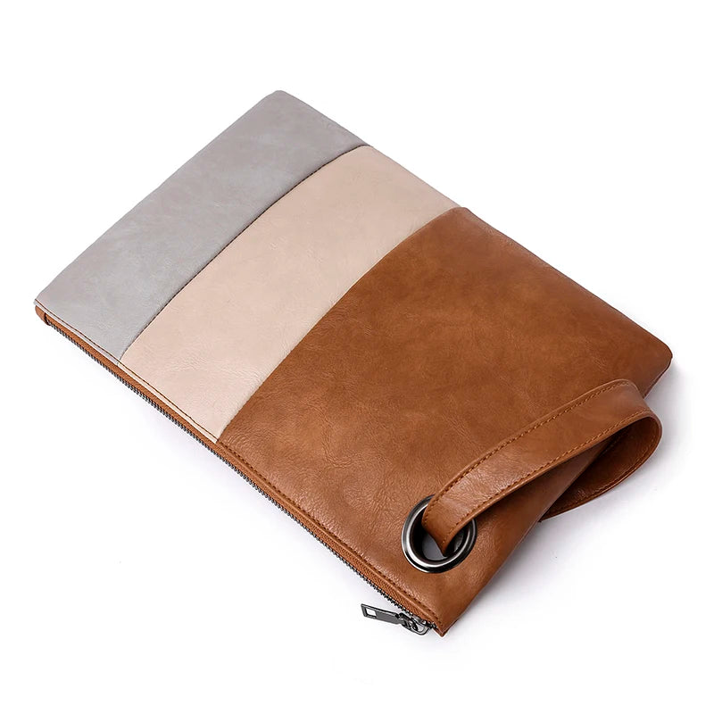 Pochette femme tendance en cuir A / 33x1x24cm-B / 33x1x24cm-C / 33x1x24cm-ShopGET® 