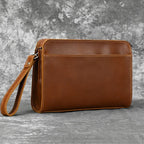 Pochette homme Emile Vintage Marron A-Marron B-ShopGET® 