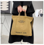 Sac de courses Japonaise Canvas Marron-kaki-Vert-Noir-Gris-ShopGET® 