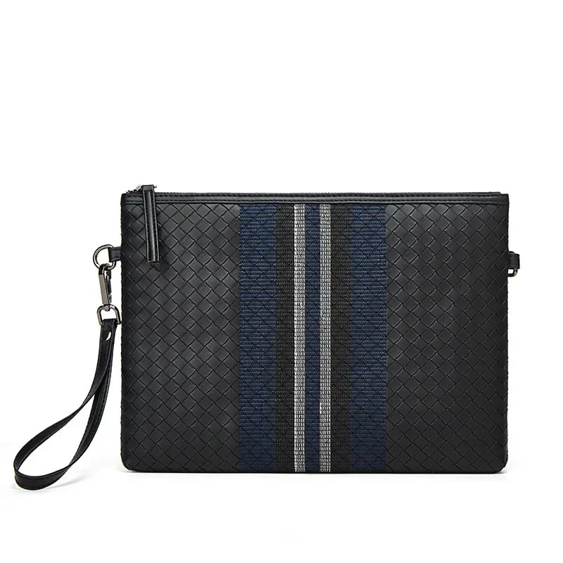 Pochette homme bandoulière de qualité 29x22x2cm / Noir-33x24x2cm / Noir-25x17x2cm / Noir-ShopGET® 
