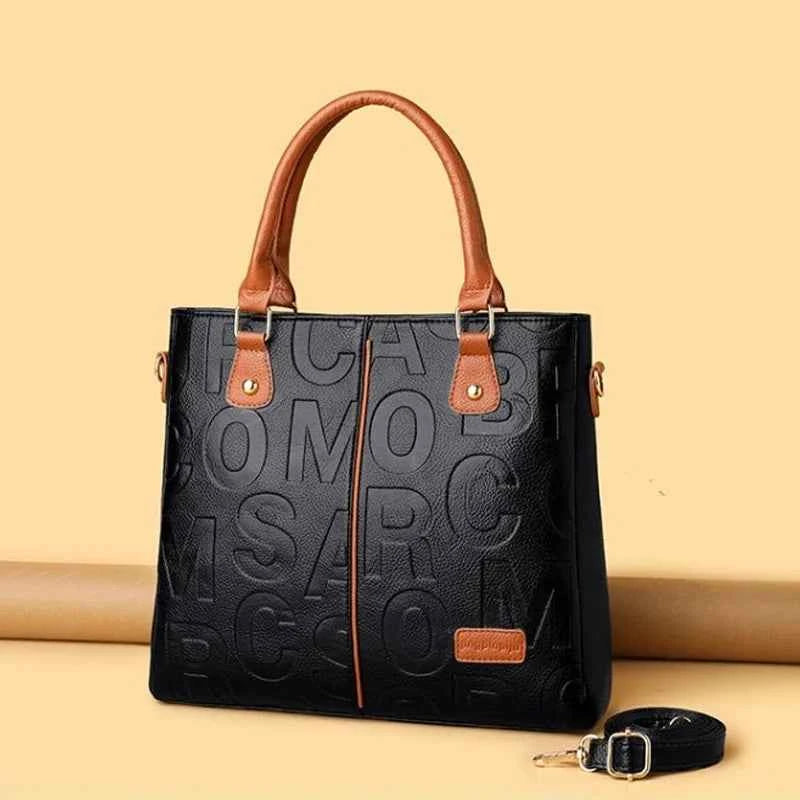 Sac cabas femme noir cuir Rouge / 31cm x 10cm x 29cm-Jaune / 31cm x 10cm x 29cm-ShopGET® 