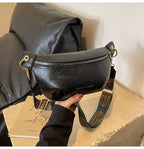 Sac banane en cuir artificiel femme