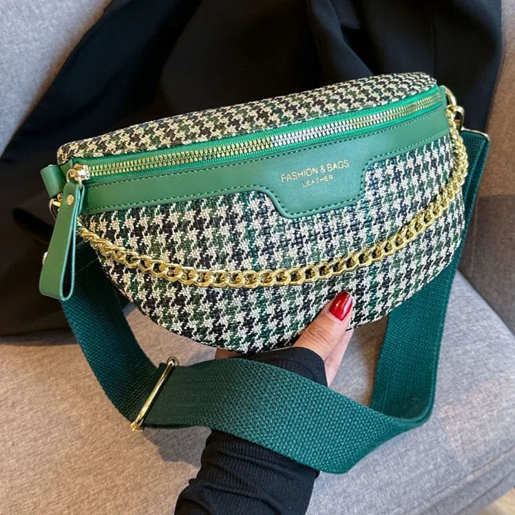 sac banane femme tendance grand capacité à chaine