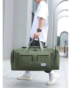 Patron sac weekend femme Gris-Vert-Bleu-Noir-ShopGET® 