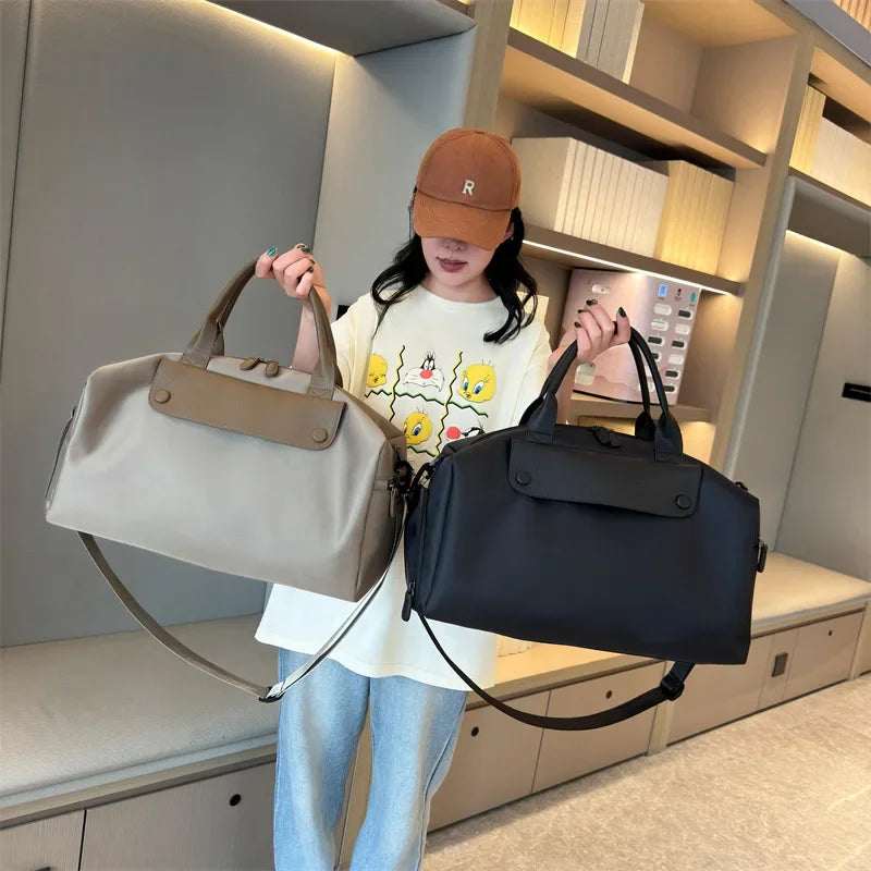 Sac weekend femme  chic Gris-Noir-Kaki-ShopGET® 