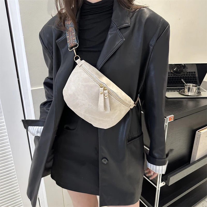 sac banane femme tendance en cuir de luxe