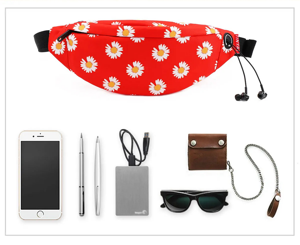 Sac banane fleurs pour femme - ShopGET®