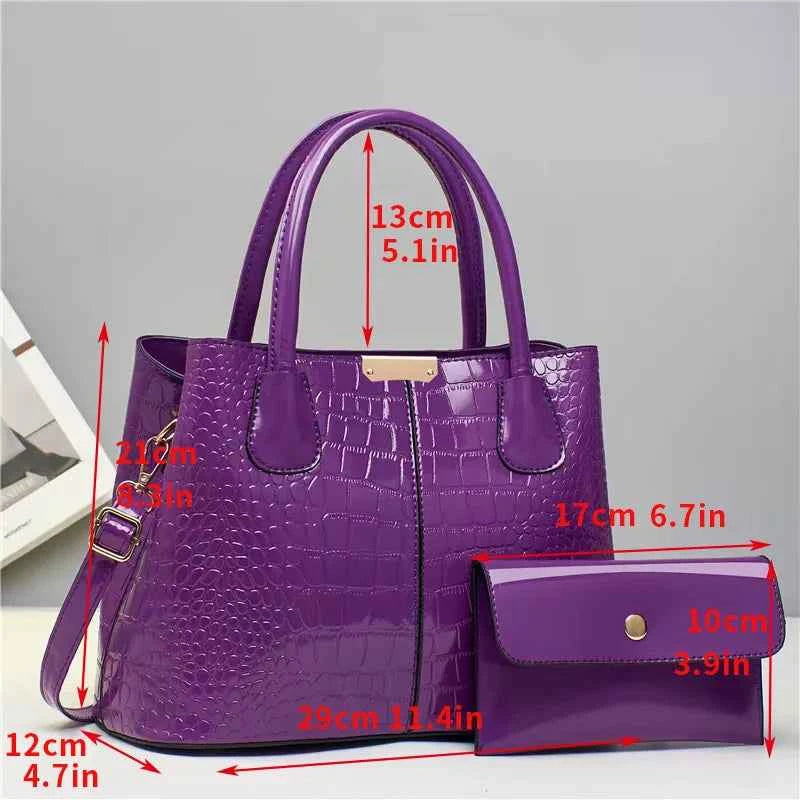 Sac cabas femme cuir chic Rouge-Pourpre-Marron-Chocolaté-Bleu-Noir-ShopGET® 