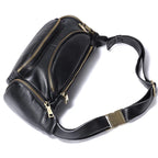 Sac banane homme militaire en cuir de qualité