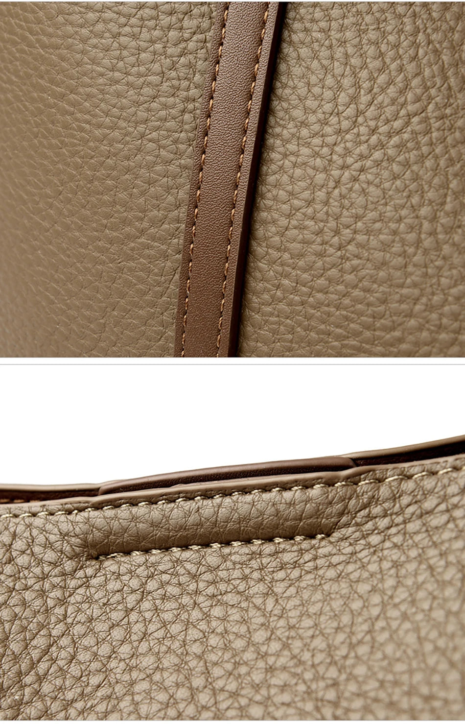 Sac cabas noir été cuir brillant Kaki-Gris-Apricot-Noir-Marron A-Marron B-ShopGET® 