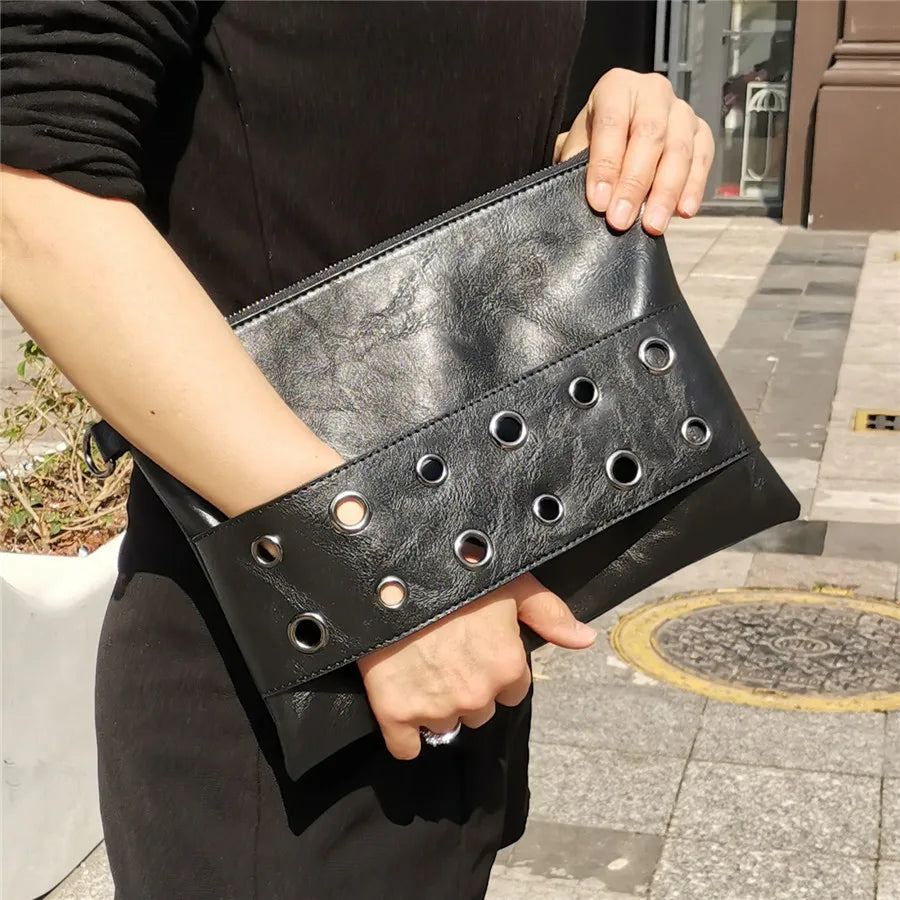 Sac à main pochette femme Noir / 29X22X2cm-Marron / 29X22X2cm-ShopGET® 