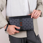 Pochette homme business men Noir A / 17cm x 27cm x 3cm-Noir B / 17cm x 27cm x 3cm-ShopGET® 
