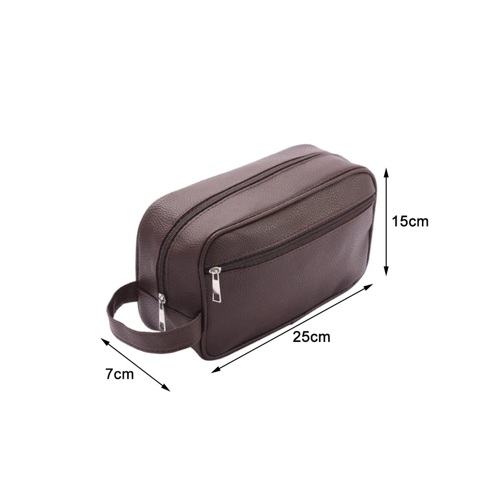 Trousse de toilette voyage en cuir - ShopGET®