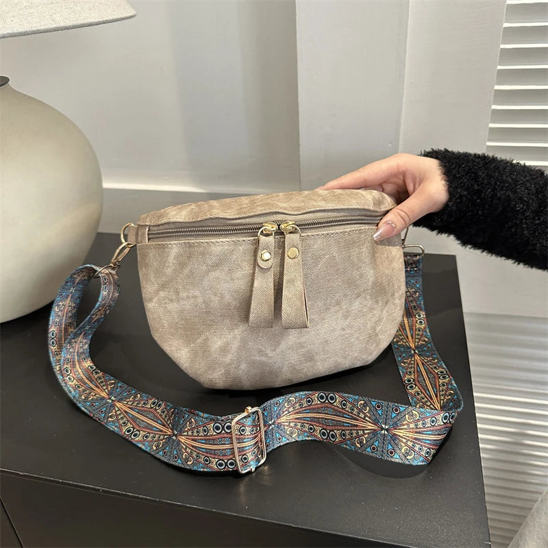 sac banane femme tendance en cuir de luxe