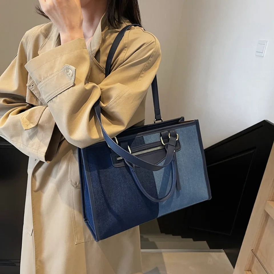 sac cabas tissu de luxe A-B-C-ShopGET® 